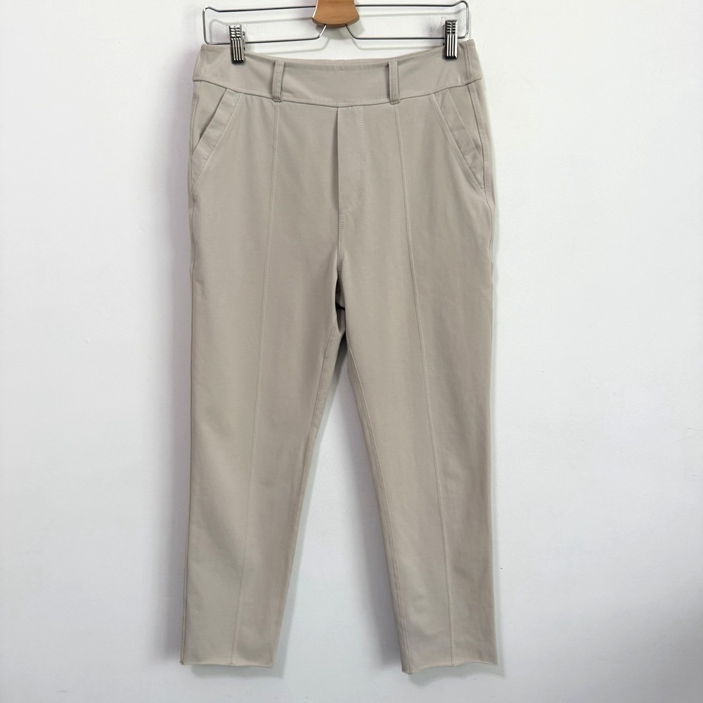Frank & Eileen Murphy Billion Dollar Pant L Cement Tan LAB600 Stretch 29x24 Crop